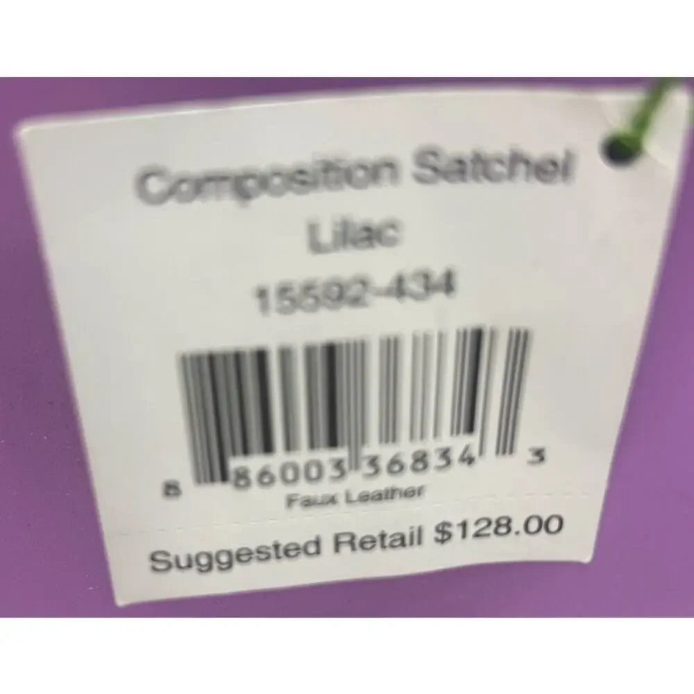 Vera Bradley‎ Women's Lilac Composition Satchel Adjustable Straps